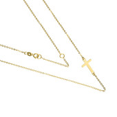 Colier aur 14K cu cruciulita DiAmanti ALC202G14K-AS